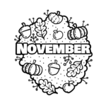 November Coloring Pages